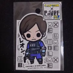 CAPCOM×B-SIDE LABELステッカー バイオハザード レオン。