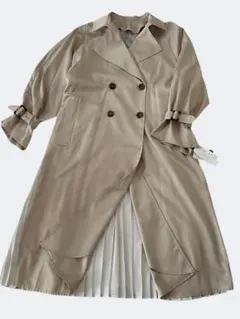 バックプリーツトレンチコート　新品