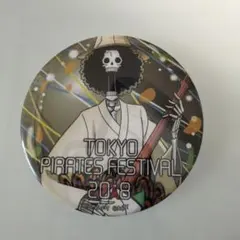 원피스 缶バッジ ブルック TOKYO PIRATES 2018