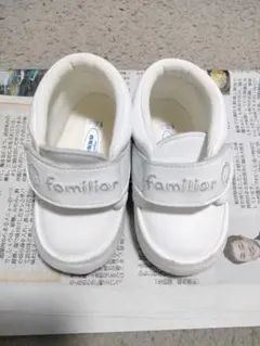 【良品】ファミリア familiar ファーストシューズ 13cm ホワイト