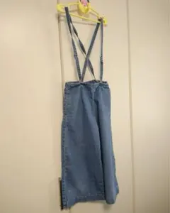 デニム　ガウチョ　ワイドパンツ　130㎝