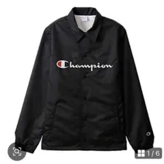 Champion チャンピオン　コーチジャケット　ナイロン　メンズ　黒　S 秋