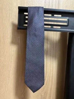 ネイビー ヘリンボーンネクタイ