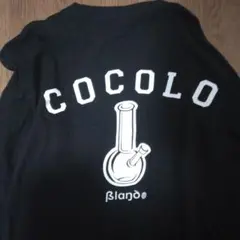 COCOLO BLAND ロンT ボングロゴ ブラック M