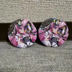 キュアキッス 缶バッジ2点セット ドリームステージ ランダムホログラム缶バッジ