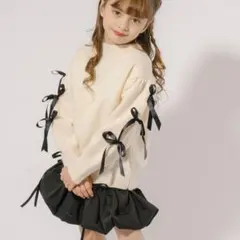 アーバンチェリー ショルダーリボンニット