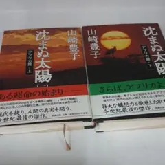 沈まぬ太陽 1(アフリカ篇 上)、沈まぬ太陽2アフリカ篇下セット