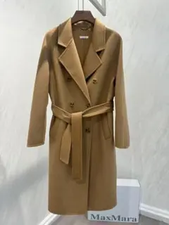 MaxMara キャメル ダブルブレスト ロングコート