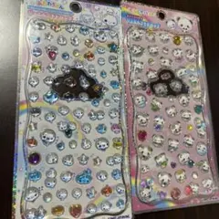 シール　2点セット　ジュエルプチドロップシール　あわわちゃん　ぱんだ