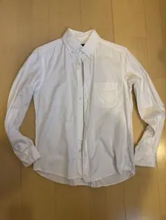 SHIPS ホワイト ボタンダウンシャツ S
