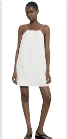 zara ザラ ナイロンワンピース