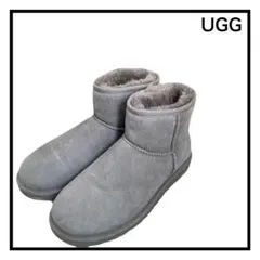UGG　アグ　ムートンブーツ　レディース　グレー　シューズ　靴　23.5のサムネイル