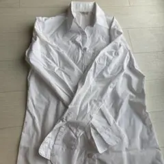 オリヒカ　形態安定ホワイト長袖シャツ Sサイズ