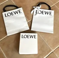ロエベ❣️ショッパー3枚 LOEWE ロエベ ショッパー3枚セット☆ - メルカリ