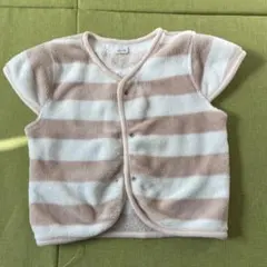 フリース ストライプ スリーパー 90cm