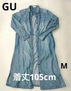 GU＊デニムシャツワンピース＊M