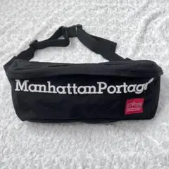 美品 限定モデル マンハッタンポーテージ ボディバッグ ブラック 刺繍