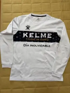 KELME ホワイト長袖シャツ Ciudad de madrid