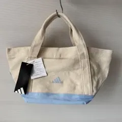 夏休み限定10%オフ アディダス キャンバス ミニトートバッグ ランチバッグのサムネイル