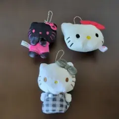 ハローキティ　ぬいぐるみマスコットチャーム　ボールチェーン