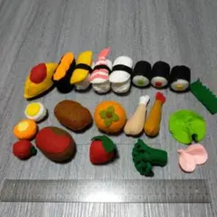 フェルトで作成のおままごと　 お寿司&食べ物など　いろいろセット