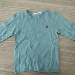 familiar 水色 トップス 80