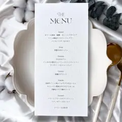 メニュー表　ドリンクメニュー表　メニュー　ドリンクメニュー　結婚式　ウェディング