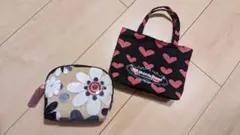 フラワー柄＆ハート柄袋セット