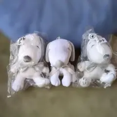 スヌーピーくじ　マスコット　３個セット　新品、未使用