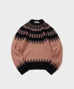 ★お値下げ★新品未使用美品 Cristaseya ニット XS モヘア スカート セール】 【洗える・2SET】ボリューム ニット × スエードライク