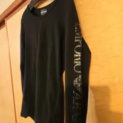 Armani ブラック 長袖 Tシャツ