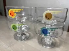 ピエールカルダン デザートグラス4個セット 昭和レトロのサムネイル