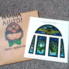 新品 未開封　三鷹の森ジブリ美術館 ステンドグラスポストカード トトロ