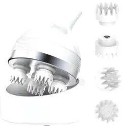 ヘッドスパ 電動頭皮ブラシ 頭皮ケア　4種類の回転モードでサロン級の心地よさ