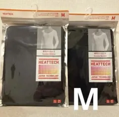 新品未開封 ユニクロ ヒートテックUネックT/8分袖