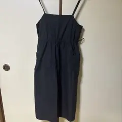 黒のカジュアルサロペット・オーバーオール