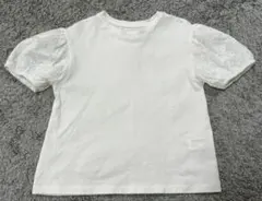 ZARA　オフホワイトカットソー（3-333）