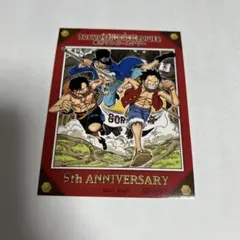 【非売品】東京ワンピースタワー　5周年記念ステッカー　ルフィ　サボ　エース