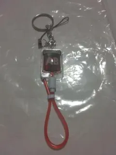 ABロゴ入りオレンジキーホルダー