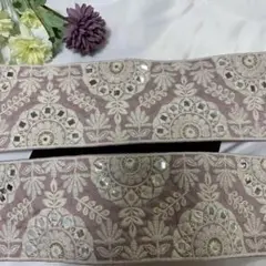 インド刺繍リボン　１メートル
