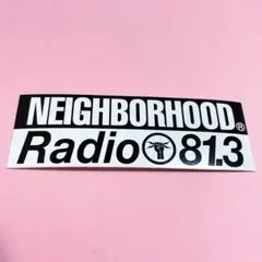 NEIGHBORHOOD Radio 81.3 ステッカー