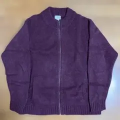 L.L.Bean エルエルビーン フルジップ ニットウールカーディガン・セーター
