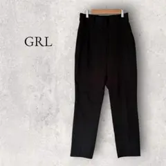 GRL グレイル テーパードパンツ ブラック Lサイズ シンプル　大きいサイズ