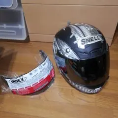 SNELL　フルフェイスヘルメット　 Lサイズ　新品同様　未使用シールド付きのサムネイル