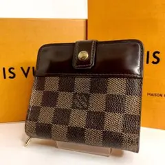 LouisVuittonルイヴィトン コンパクトジップ ダミエ 2つ折財布ジップ
