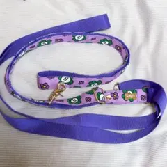 NORADOG ノラドッグ　犬用リード パープル 花柄　ショルダーリードのサムネイル