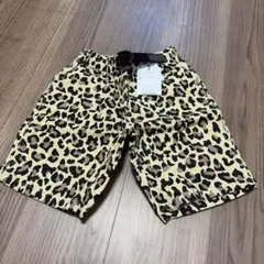 f.o.kids ヒョウ柄ハーフパンツ ベルト付き