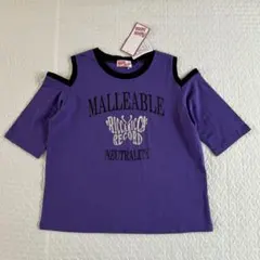 しまむら リッカリッカ RICCARICCA Tシャツ パープル 150cm