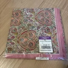 LIBERTY 花柄 ハンカチ ピンク 新品
