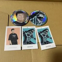 怪獣8号 日比野カフカ ベースヤードトーキョー ステッカー オーロラ缶バッジ